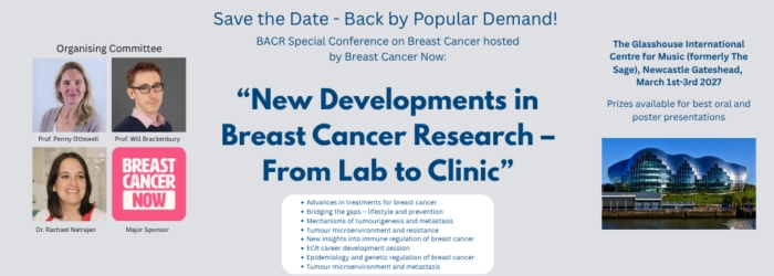SAVE THE DATE - New Developments in Breast Cancer Research - From Lab to Clinic SAVE THE DATE - New Developments in Breast Cancer Research - From Lab to Clinic